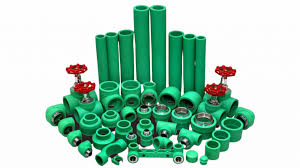 Green PPR pipes and fittings