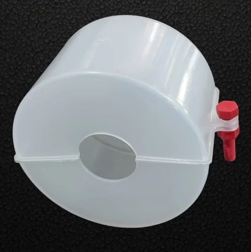 White plastic diaphragm cup