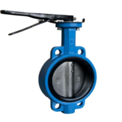 Cast iron butterfly valve with lever handle